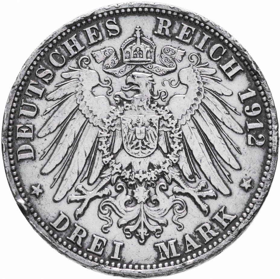 купить Баден 3 марки 1912