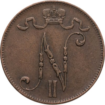 купить 5 пенни (pennia) 1915 Российская Финляндия