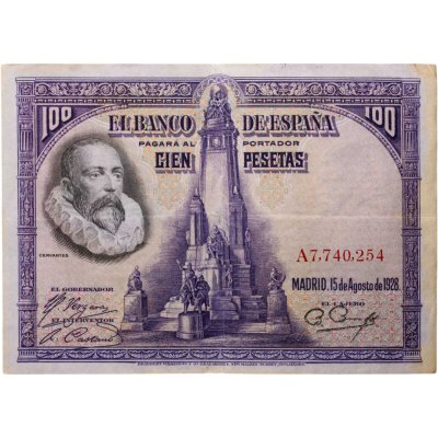 купить Испания 100 песет 1928 (Pick 76)