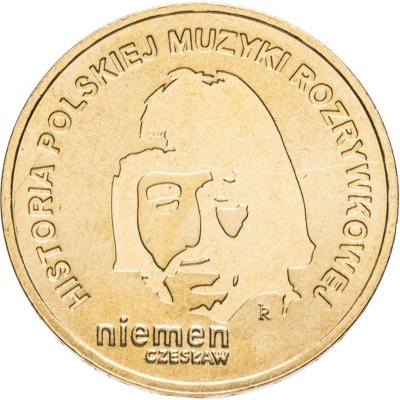 купить Польша 2 злотых 2009 "История польской музыки - Чеслав Немен"