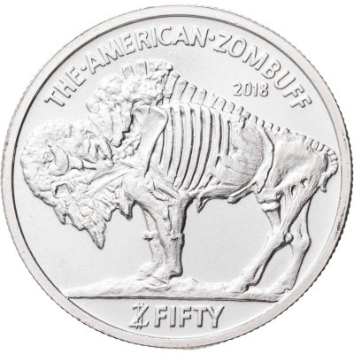 купить Жетон США 50 зомбакс 2018 "Апокалипсис - Зомби бык"
