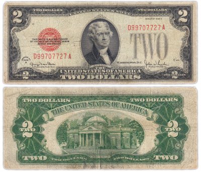 купить США 2 доллара 1928 series 1928G (Pick 378)
