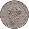 Купить Польша 10 злотых 1975 "Адам Мицкевич"