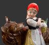 Купить Статуэтка "Красная шапочка и волк", фарфор, роспись, Германия, 1920-1940 гг.