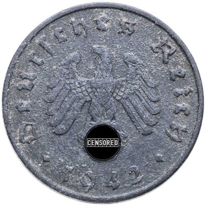 купить Германия, Третий рейх 10 рейхспфеннигов (reichspfennig) 1942