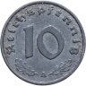 Купить Германия, Третий рейх 10 рейхспфеннигов (reichspfennig) 1942
