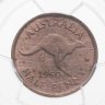 Купить Австралия 1/2 пенни 1960 (Елизавета II) в слабе PCGS MS63RB