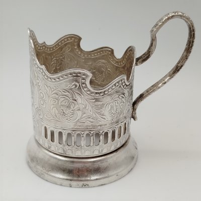 купить Подстаканник "Советский космос", мНЦ (медь-никель-цинк), Кольчугинский завод цветных металлов, СССР, 1970-1980 гг.
