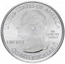 Купить США 1/4 доллара (25 центов, квотер) 2013 D — "Национальный лес Белая Гора" (16-й парк), знак монетного двора: "D" - Денвер