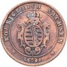 Купить Германия (Саксония) 5 пфеннигов 1862 В
