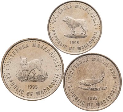 купить Македония. Набор №3 (3 монеты) 1995 ФАО