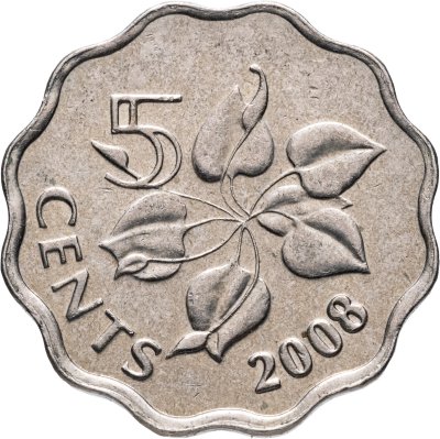купить Свазиленд 5 центов (cents) 2008