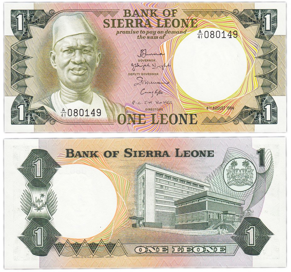 купить Сьерра-Леоне 1 леоне 1984 года (Pick 5e)
