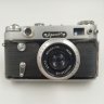 Купить Фотоаппарат "Зоркий-6" с объективом "Индустар-50" в оригинальном кофре, металл, стекло, пластик, кожа, Красногорский механический завод (КМЗ), СССР, 1959-1966 гг.