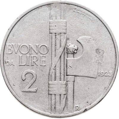 купить Италия 2 лиры (lire) 1923