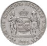 Купить Германия Саксония 1 талер 1860 B