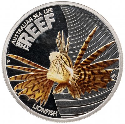 купить Австралия 50 центов 2009 "Морская жизнь Австралии - Фауна рифа - Крылатка", в футляре