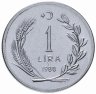 Купить Турция 1 лира (lira) 1980 "ФАО - Планирование семьи"