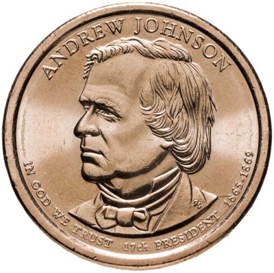купить США 1 доллар 2011 D "17-й президент США - Эндрю Джонсон"