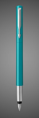 Купить Перьевая ручка Parker Vector Standard F01, цвет: BLUE GREEN, Металлы: нержавеющая сталь, пластик, хром, 2026 г.