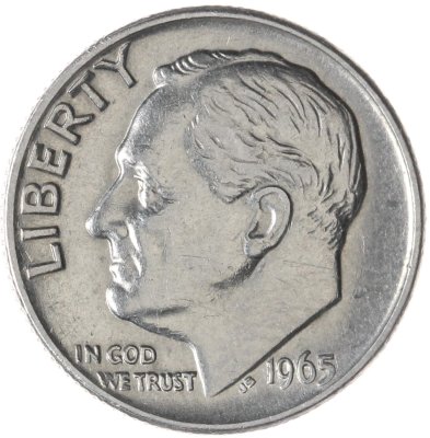 купить США 1 дайм (10 центов) 1965 "Roosevelt Dime"