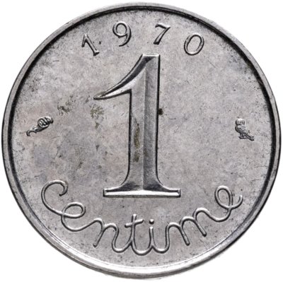купить Франция 1 сантим 1970