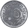 Купить Германия, послевоенная оккупация 10 рейхспфеннигов (reichspfennig) 1947, знак монетного двора: "F" - Штутгарт