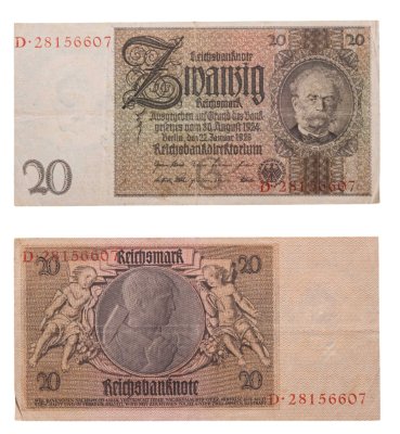 купить Германия 20 марок 1929 года