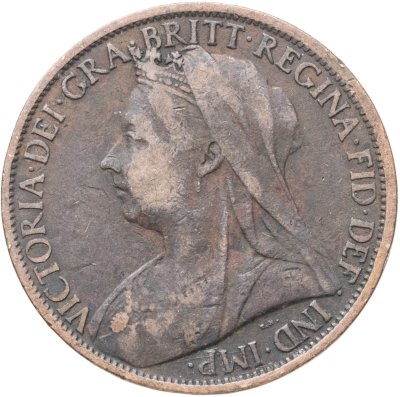 купить Великобритания 1 пенни (penny) 1899