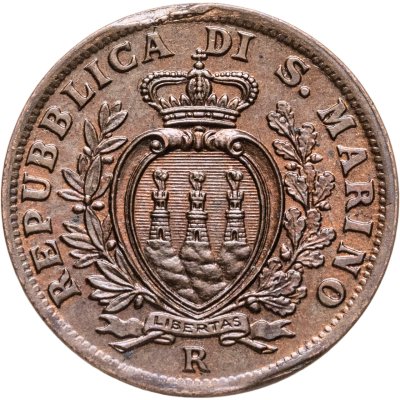 купить Сан-Марино 5 чентезимо (centesimi) 1935