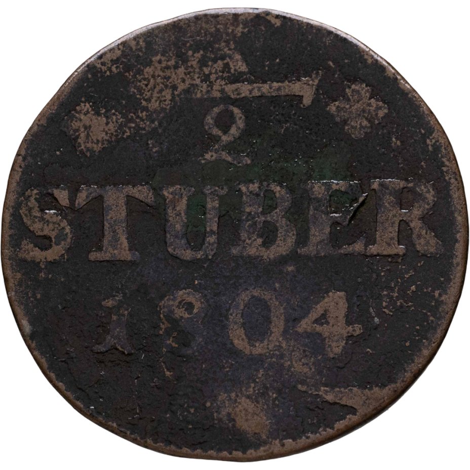 Купить Германия, Берг  1/2 штюбера 1804