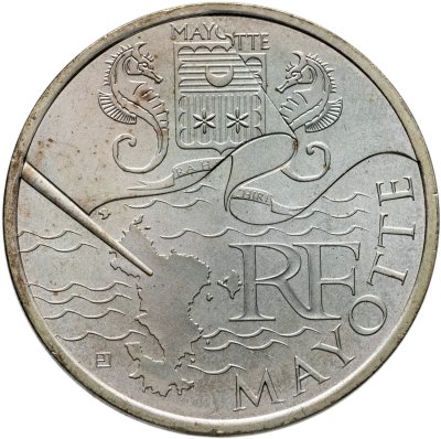 купить Франция 10 евро 2010 "Регионы Франции - Майотта"