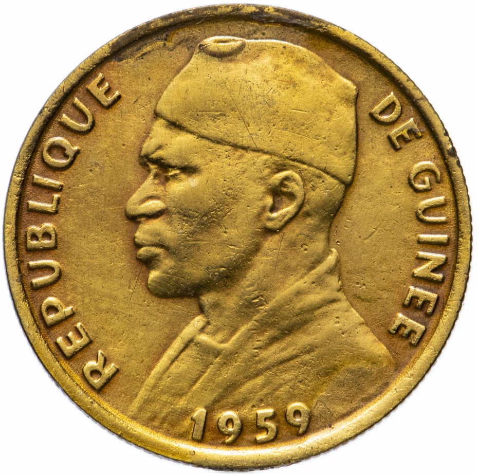 купить Гвинея 10 франков 1959