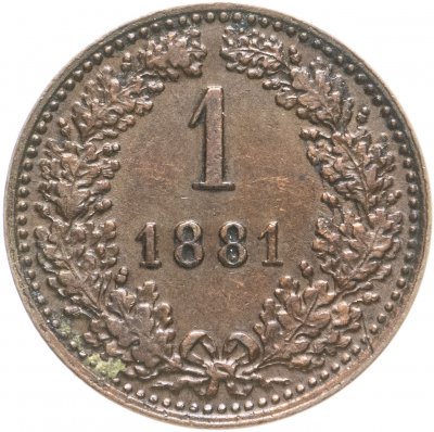 Купить Австрия 1 крейцер 1881