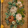 Купить Кошелек с цветочным венком, ткань, вышивка, латунь, Западная Европа, 1890-1910 гг.