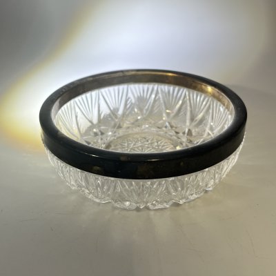 купить Розетка с металлическим ободком, стекло, металл, СССР, 1970-1990 гг.