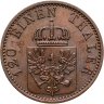 Купить Пруссия 3 пфеннига 1870, знак монетного двора: "A" - Берлин