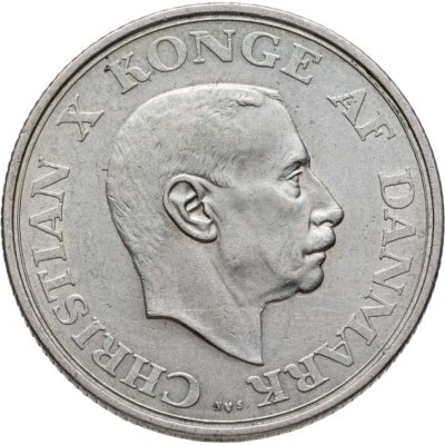 купить Дания 2 кроны (kroner) 1937 25 лет правления короля Кристиана X