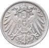 Купить Германия 5 пфеннигов (pfennig) 1914 F  знак монетного двора: "F" - Штутгарт