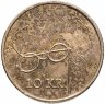 Купить Норвегия 10 крон (kroner) 2008 "200 лет со дня рождения Генрика Вергеланна"
