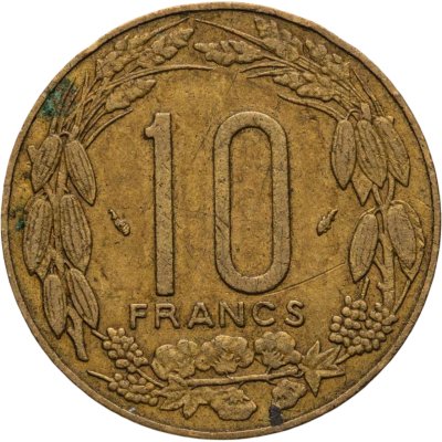 купить Центральная Африка (BEAC) 10 франков (francs) 1983