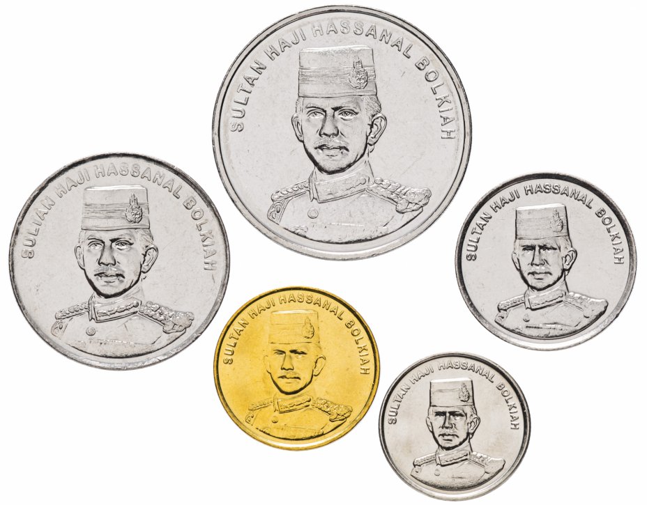 купить Бруней набор монет 2006-2011 (5 штук)