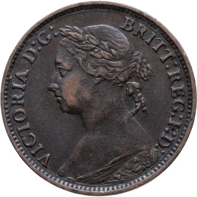 купить Великобритания 1 фартинг (farthing) 1882