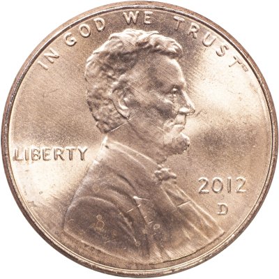 купить США 1 цент 2012 D [KM#468] "Lincoln Cent. Реверс щита"