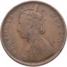 Купить Британская Индия  1/2 анны (anna) 1862