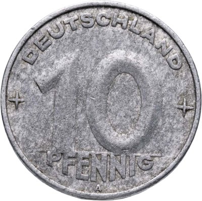 купить Восточная Германия (ГДР) 10 пфеннигов 1952