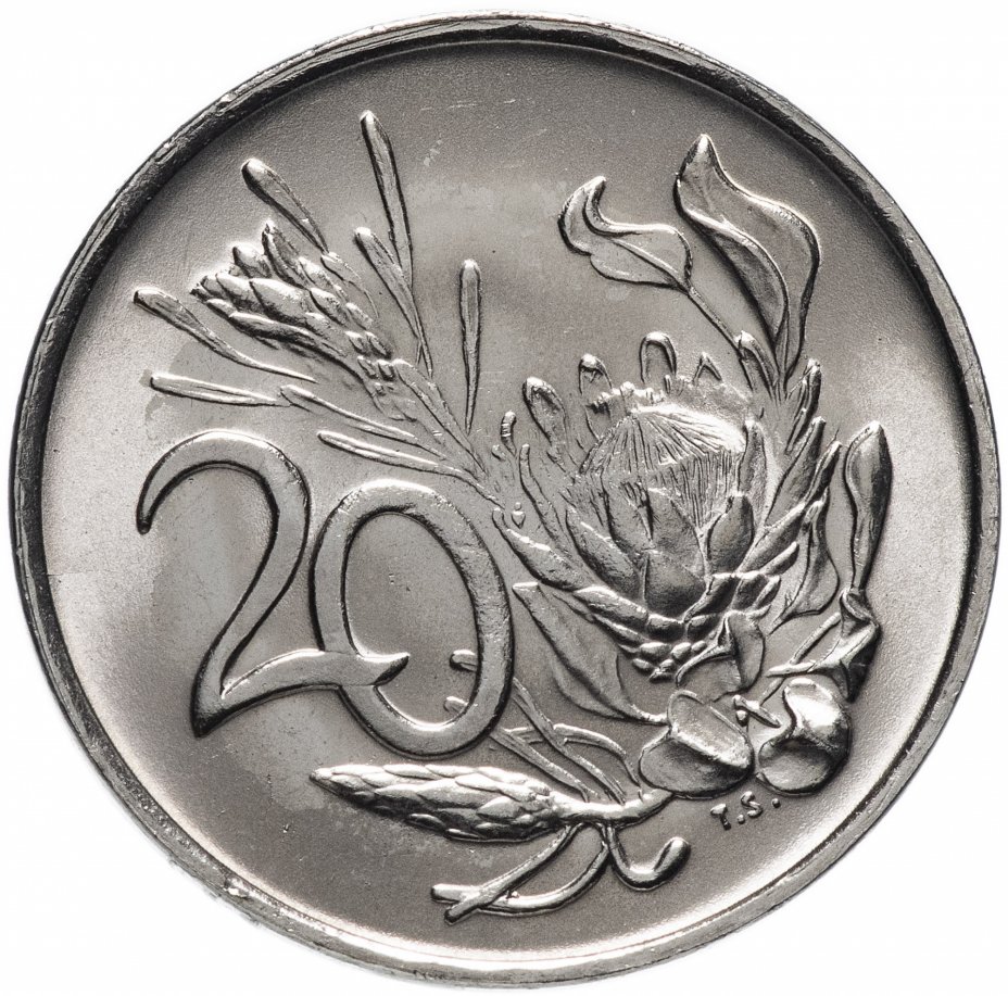 купить ЮАР 20 центов (cents) 1977