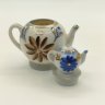 Купить Чайник миниатюрный с цветочным декором (Олимпиада-80), фарфор, роспись, золочение, Кисловодская фабрика сувениров, СССР, 1970-1980 гг.
