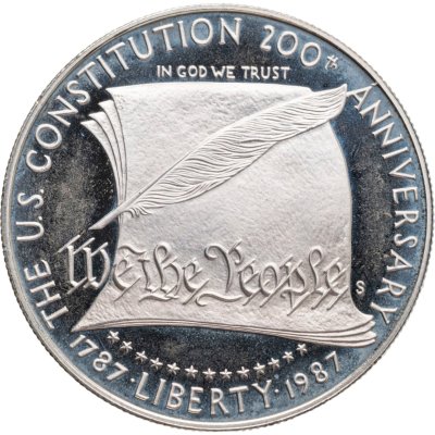 купить США 1 доллар 1987 год "200 лет конституции"