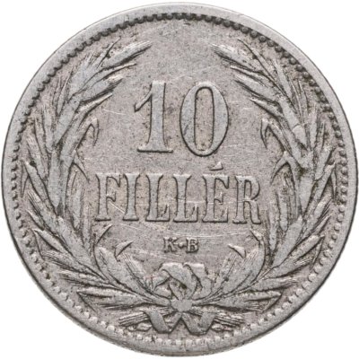купить Венгрия 10 филлеров (filler) 1894